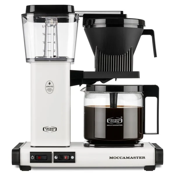 Moccamaster vit kaffebryggare