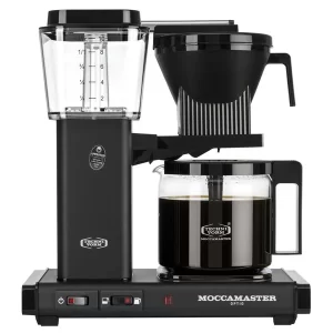 Moccamaster svart optio med automatiskt droppstopp