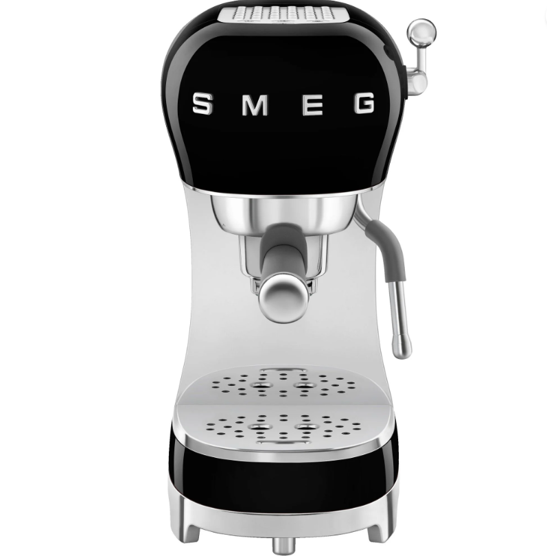 Manuell svart espressomaskin från Smeg