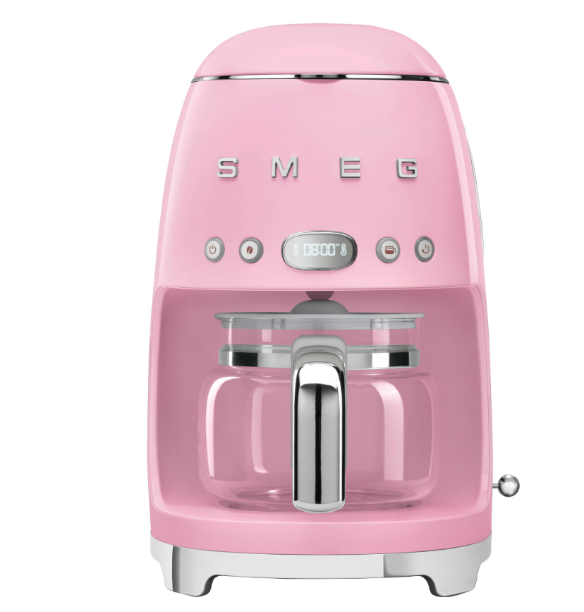 Smeg kaffebryggare rosa